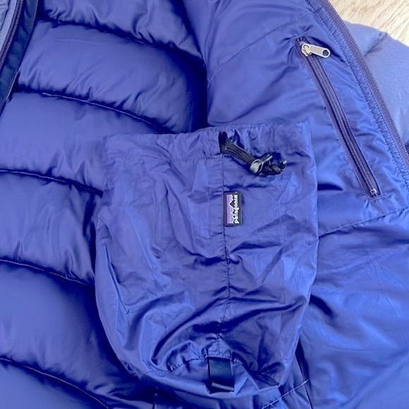 PATAGONIA l Purple Puffer Goose Down Ski Winter Jacket with Bag XS - Picture 11 of 16